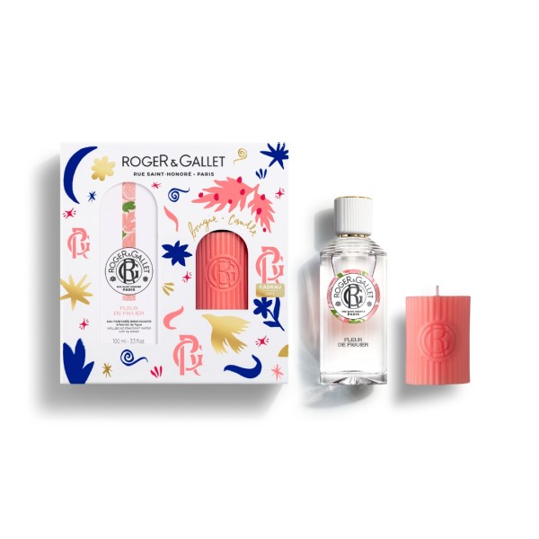 מארז או דה פרפיום - בניחוח פרח התאנה + נר