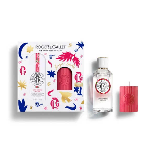 מארז או דה פרפיום - בניחוח ג'ינג'ר ברי + נר